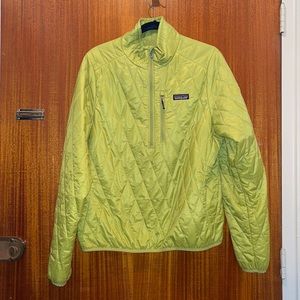 EUC PATAGUCCI LIME QUARTER ZIP